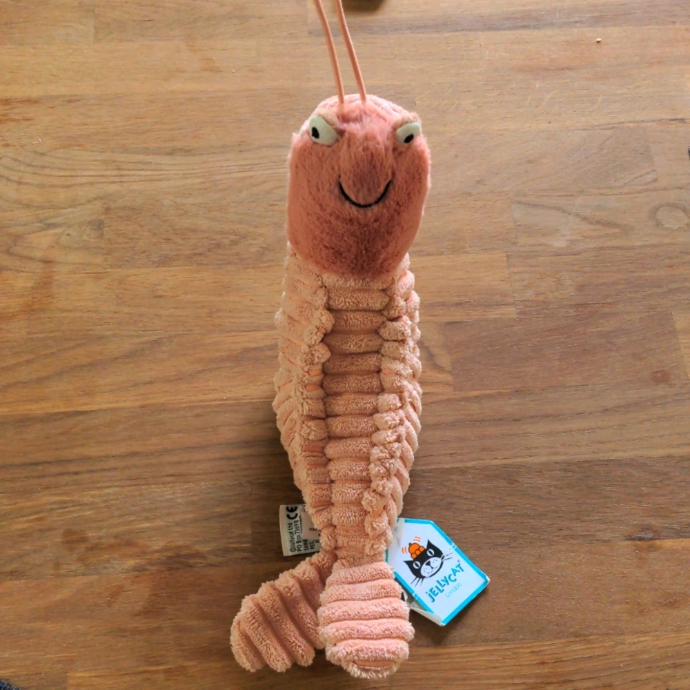 JellyCat stuffed shrimp